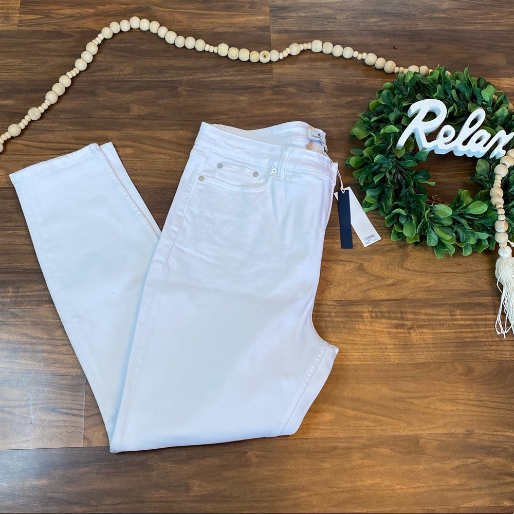 🆕Vineyard Vines white high rise skinny jeans